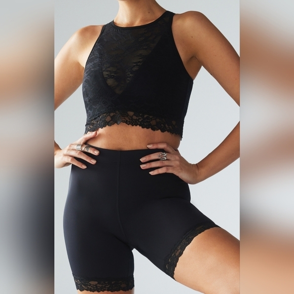 NWT Savage X Fenty Lace Race High-Waist Bike Short 3X - Picture 1 of 11